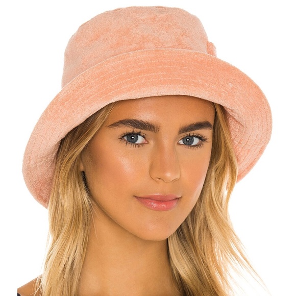 Lack of Color peach Terry Bucket Hat NWT - Picture 1 of 7